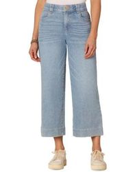 Democracy - Ab Solution Crop Wide Leg Jeans 0 24w - Lyst