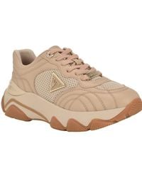 Guess - Moeann Triangle G Logo Chunky Lace-up Sneakers - Lyst