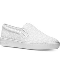 Michael Kors - Keaton Slip On Faux Leather Slip On Casual And Fashion Sneakers - Lyst