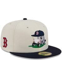 KTZ - Cream/navy Washington Nationals Bullpen Cart 59fifty Fitted Hat - Lyst