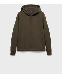 Mango - Zip-up Hoodie - Lyst