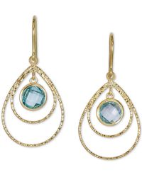 Macy's - Sky Double Teardrop Drop Earrings (2-1/5 Ct. T.w. - Lyst