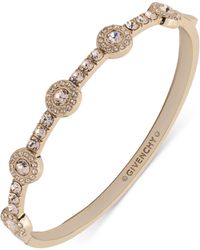 Givenchy - Crystal Halo Station Bangle Bracelet - Lyst
