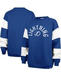 '47 - Tampa Bay Lightning Eephus Barred Pullover Sweatshirt - Lyst