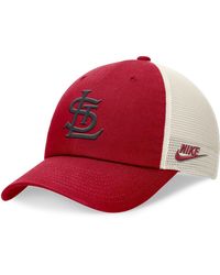 Nike - Red St. Louis Cardinals Cooperstown Collection Rewind Club Trucker Adjustable Hat - Lyst