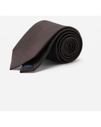 Mango - Plain Silk Tie - Lyst