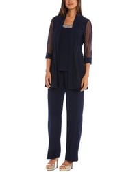 R & M Richards - Embellished Layered-look Pantsuit - Lyst