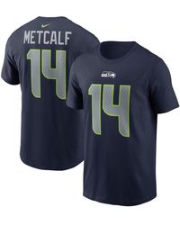 Nike - Dk Metcalf College Seattle Seahawks Player Name And Number T-shirt - Lyst