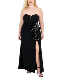Speechless - Trendy Plus Size Strapless Ruffled Dress - Lyst