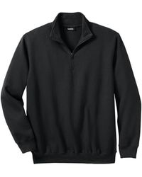 Kingsize - Fleece 1/4 Zip Sweatshirt - Lyst