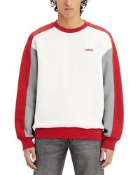 Levi's - Relaxed-fit Colorblocked Logo Sweatshirt - Lyst