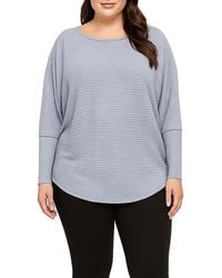 Standards & Practices - Plus Size Dolman Sleeve Rib Top - Lyst
