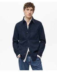 Mango - Lyocell Regular-fit Overshirt - Lyst