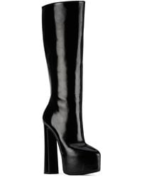Jeffrey Campbell - Unleashed Hi Platform Knee-high Full-zip Dress Boots - Lyst