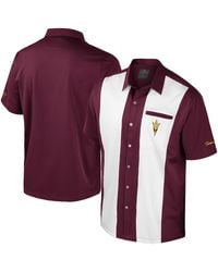 Colosseum Athletics - Arizona State Sun Devils Strike Bowling Button-up Shirt - Lyst