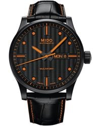 MIDO - Swiss Automatic Multifort Leather Strap Watch 42mm - Lyst
