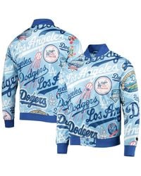 NEW YORK METS OLD ENGLISH SATIN JACKET (ROYAL BLUE) – Pro Standard