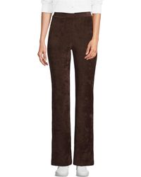 Lands' End - Sport Knit High Rise Corduroy Bootcut Pants - Lyst