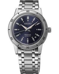 Seiko - Automatic Presage Style 60s Stainless Steel Bracelet Watch 40mm - Lyst