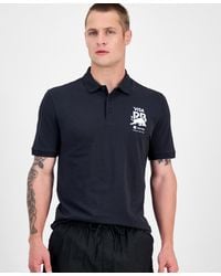 BOSS - Hugo By Core Fanwear Relaxed Fit Short Sleeve Sponsor Logos Polo Shirt - Lyst