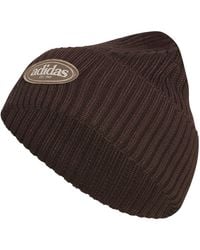 adidas - Stretch Fit Ribbed Roam Beanie - Lyst