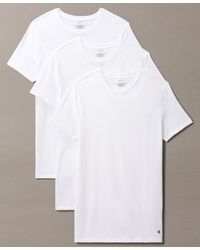 Calvin Klein - 3-pack Cotton Classics Crewneck T-shirts - Lyst