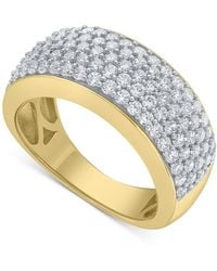 Macy's - Diamond Pave Cluster Ring (2 Ct. T.w. - Lyst
