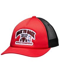 Mitchell & Ness x NBA Champs Fest Trucker Bulls Hat - White