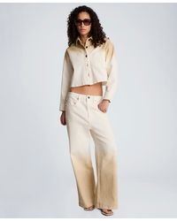 Kenneth Cole - Oversized Cropped Shacket - Lyst