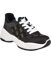 Guess - Samra Lace-up Logo joggers Sneakers - Lyst