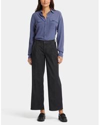 NYDJ - Petite Teresa Wide Leg Ankle Pleated Jeans - Lyst