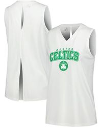 Levelwear - Boston Celtics Paisley Peekaboo Tank Top - Lyst