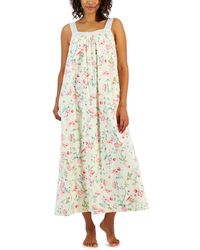 Charter Club - Cotton Floral Lace-trim Nightgown - Lyst