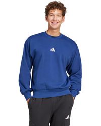 adidas - Essentials Feel Cozy Sportswear Crewneck Sweatshirt - Lyst