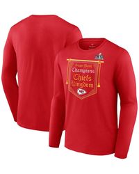 Fanatics - Kansas City Chiefs Super Bowl Lviii Champions Hometown On Top Long Sleeve T-shirt - Lyst
