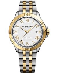 Raymond Weil - Swiss Tango Pvd Stainless Steel Bracelet Watch 41mm 8160-stp-00308 - Lyst