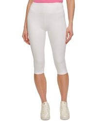 DKNY - Sport Balance High-waist Capri leggings - Lyst