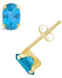 Macy's - Gemstone Stud Earrings - Lyst