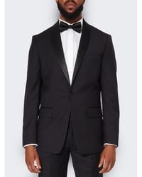 9tofive - Men S Black Wool Tuxedo Jacket - Lyst