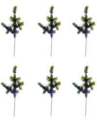 Slickblue - Set Of 6 Wintry Pine Sprays For Seasonal Decoration - Lyst