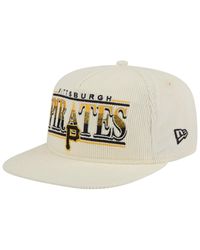 KTZ - Pittsburgh Pirates Throwback Bar Golfer Corduroy Snapback Hat - Lyst
