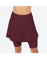 Calypsa - Midi Swim Skort - Lyst