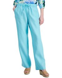 Charter Club - 100% Linen Drawstring-waist Pants - Lyst