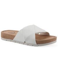 White Mountain - Tincie Slide Sandals - Lyst