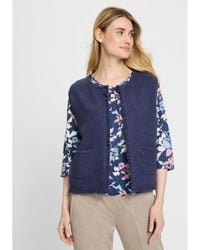 Olsen - Cropped Sweater Vest - Lyst