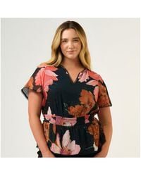 Estelle - Plus Size Elena Waisted Top - Lyst