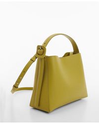 Mango - Buckle Detail Shopper Bag - Lyst