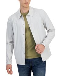 Michael Kors - Snap-front Nylon Shirt Jacket - Lyst