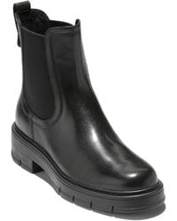 Cole Haan - Fenella Chelsea Zipper Booties - Lyst