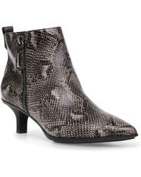 anne klein agua wedge bootie